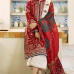 Coco By Zara Shahjahan – 3pcs Lawn Emb With Diamond Printed Dupatta – 0513
