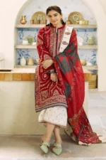 Coco By Zara Shahjahan – 3pcs Lawn Emb With Diamond Printed Dupatta – 0513