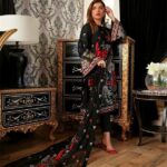 Bareeze – 3pcs Lawn Embroidered With Chiffon Emb Dupatta – Anamta 2