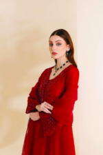 Agha Noor – 3pcs Lawn Embroidered With Chiffon Emb Dupatta – 6252 - Image 2