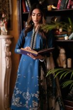 Maria B – 3pcs Lawn Embroidered With Diamond Printed Dupatta – 0542 - Image 2