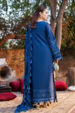 Zara Shahjahan – 3pcs Lawn Emb With Diamond Printed Dupatta- 51221 - Image 3