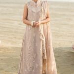 QALAMKAR – 3PCS LAWN COTTON CHICKENKARI – WOMEN’S – UNSTITCHED