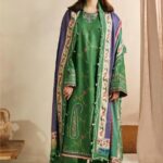 Zara Shahjahan – 3pcs Lawn Embroidered With Printed Diamond Dupatta – 0508