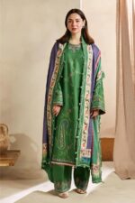 Zara Shahjahan – 3pcs Lawn Embroidered With Printed Diamond Dupatta – 0508