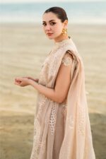 QALAMKAR – 3PCS LAWN COTTON CHICKENKARI – WOMEN’S – UNSTITCHED - Image 3