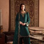 Batik – 3pcs Lawn Embroidered With Chiffon Emb Dupatta – 3340