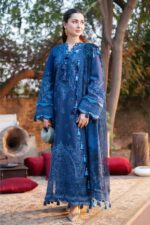 Zara Shahjahan – 3pcs Lawn Emb With Diamond Printed Dupatta- 51221