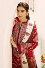 Coco By Zara Shahjahan – 3pcs Lawn Emb With Diamond Printed Dupatta – 0513 - Image 3
