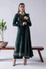 Asim Jofa – 3pcs Lawn Embroidered With Chiffon Emb Dupatta – 3374 - Image 3