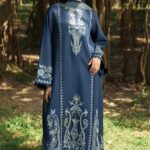 Asim Jofa – 3pcs Lawn Embroidered With Chiffon Emb Dupatta – 3319