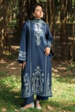 Asim Jofa – 3pcs Lawn Embroidered With Chiffon Emb Dupatta – 3319