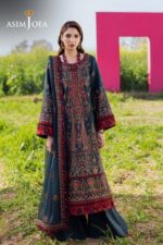 Asim Jofa – 3pcs Lawn Emb With Chiffon Emb Dupatta – 51211