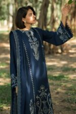 Asim Jofa – 3pcs Lawn Embroidered With Chiffon Emb Dupatta – 3319 - Image 2
