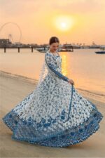 Faiza Saqlain – 3pcs Lawn Emb With Emb Chiffon Dupatta – 3412 - Image 2