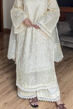 Sahane Luxury Chicken Kari 3pcs Lawn With Ready To Wear Dupatta- 758