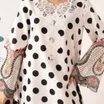 Maria B – 3pcs Lawn Printed With Ready To Wear Chiffon Dupatta – 646/W - Image 3