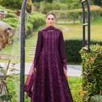 Farasha – 3pcs Dhanak Embroidered With Dhanak Emb Shawl – 3511