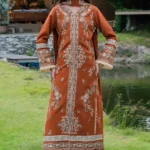 Batik – 3pcs Luxury Dhanak Embroidered With Emb Dhanak Shawl – 863