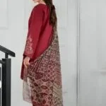 Batik – 3pcs Dhanak Emb With Whool Printed Shawl – 724 - Image 2